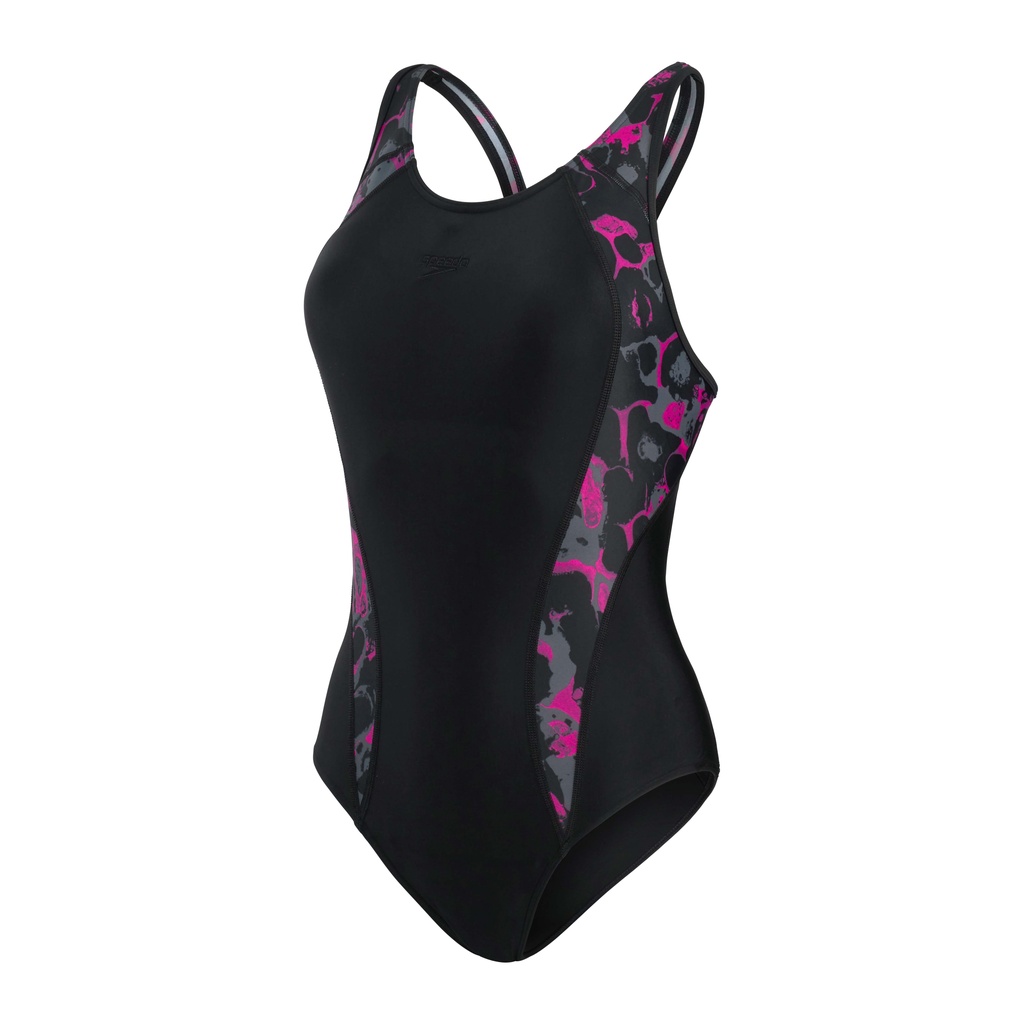 Speedo Endurance Allover Panel Laneback Swimsuit Reydon Sports Plc